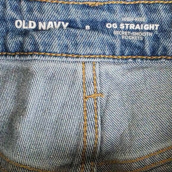 Old Navy OG Straight Denim Shorts Women’s 8 - Picture 3 of 5